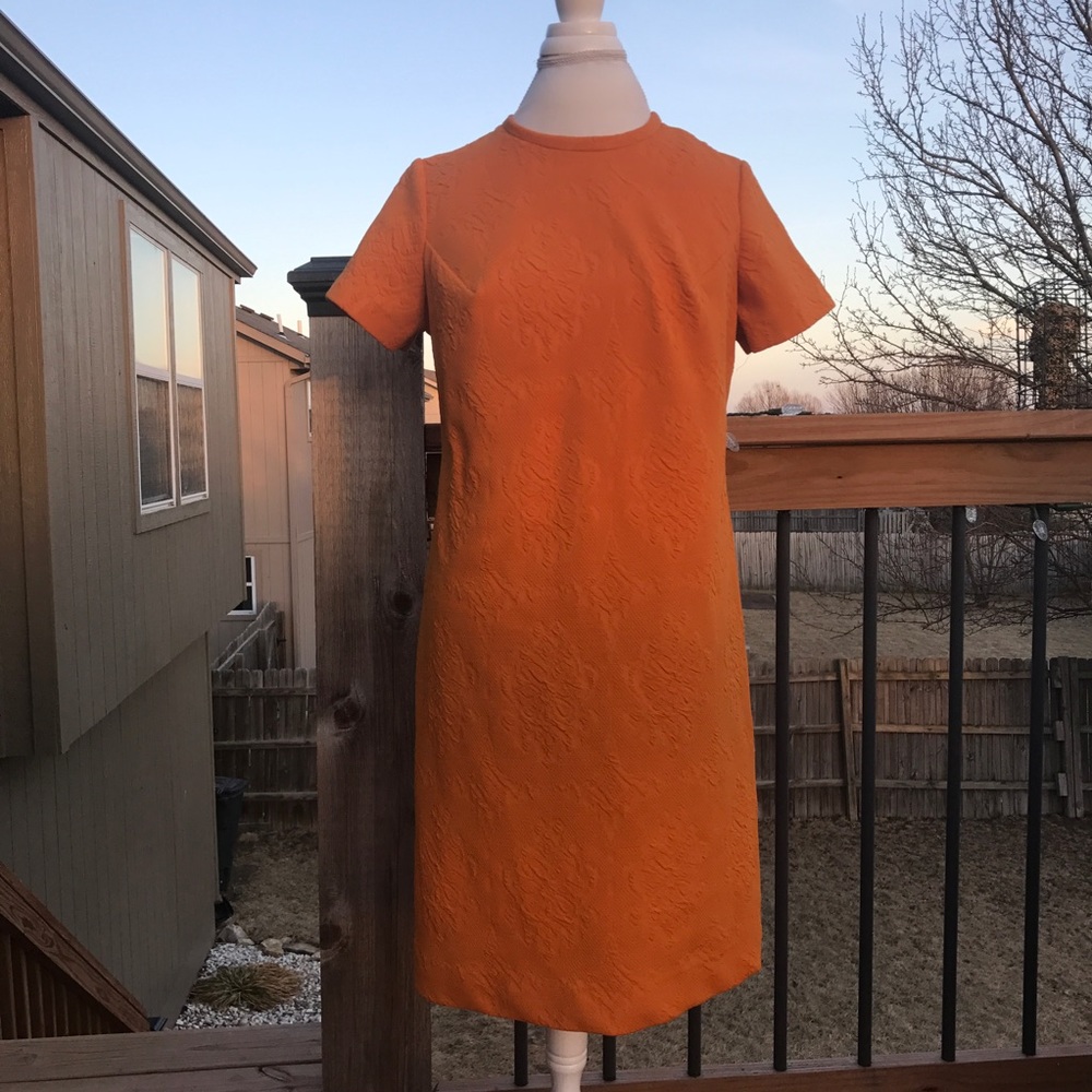 Vintage Orange Dress